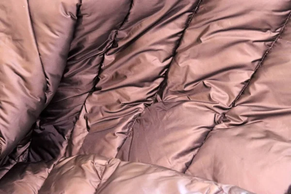 Shiny Wrinkled Surface Texture Crumpled Fabric Texture — Fotografia de Stock