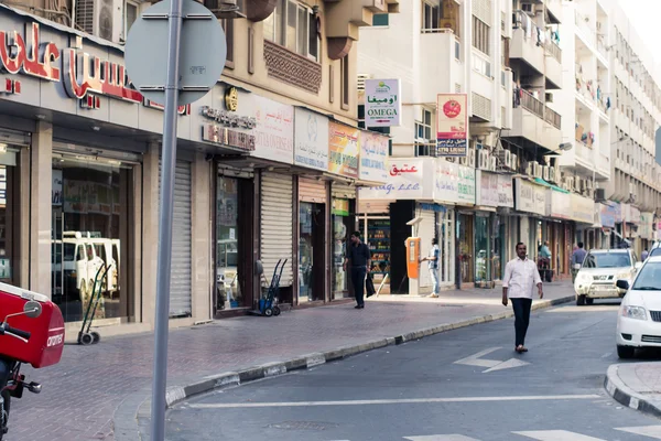 在迪拜的普通街 — 图库照片