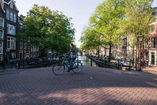 Ruas de Amesterdão — Fotografia de Stock