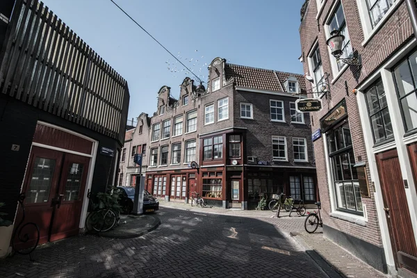 Divoký západ na ulicích Amsterdamu — Stock fotografie