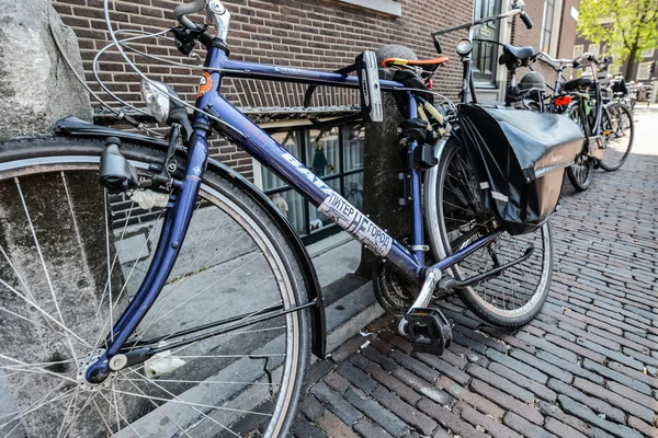 Cykelram i amsterdam — Stockfoto