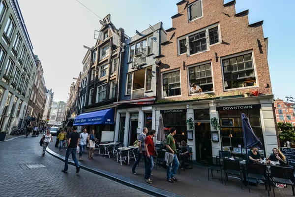 Le strade di Amsterdam — Foto Stock