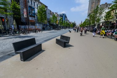 sokak bir sürü kafe antwerpen