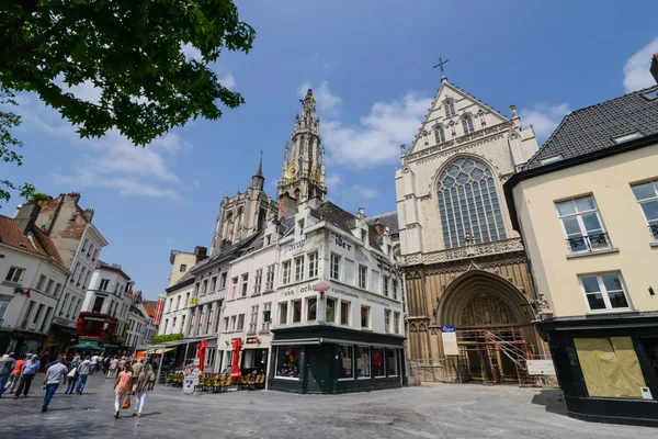 Der großartige platz, antwerpen — Stockfoto