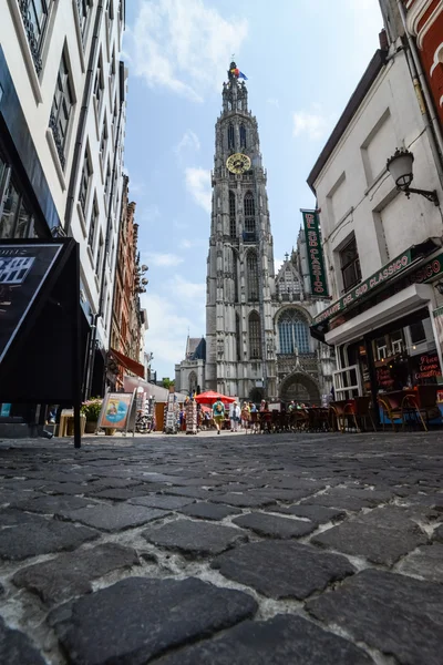 Liebfrauenkathedrale in Antwerpen — Stockfoto