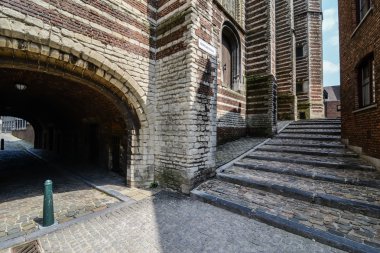 eski bir şehir. Antwerpen, Belçika