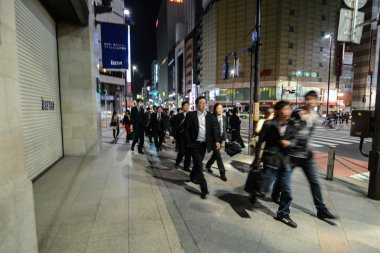 gece vakti Tokyo, Japonya