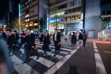 gece vakti Tokyo, Japonya