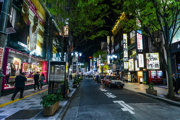 Noční době v Tokiu, Japonsko — Stock fotografie