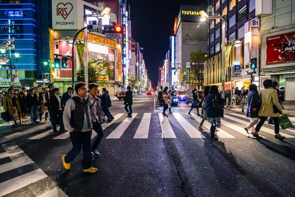 Noche en Tokio, Japón —  Fotos de Stock