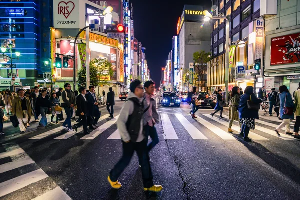 Gece vakti Tokyo, Japonya — Stok fotoğraf