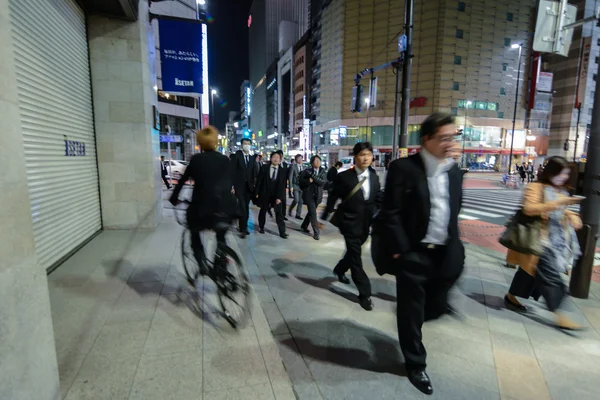 Nattetid i tokyo, japan — Stockfoto