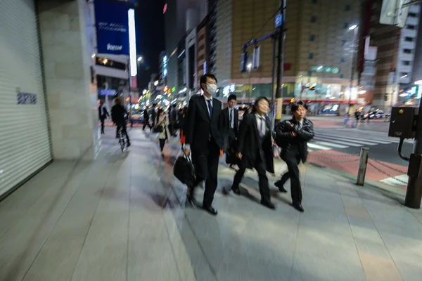 東京では、夜の時間を日本します。 — ストック写真