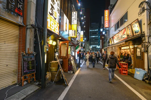 Lebensmittelstraße in Tokio, Japan — Stockfoto