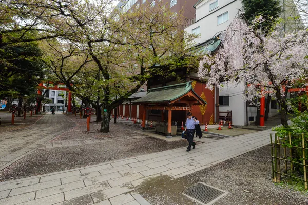 Tempel pathes in tokyo, japan — Stockfoto