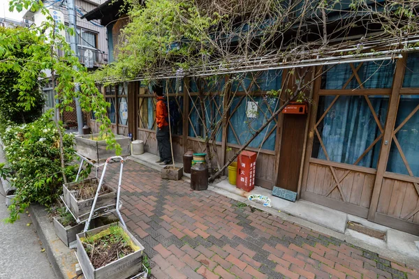 Вход в дом в Токио, Япония — стоковое фото