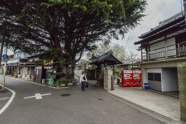 Distrito tradicional em Tóquio, Japão — Fotografia de Stock