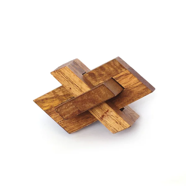 Fából készült puzzle 1 — Stock Fotó