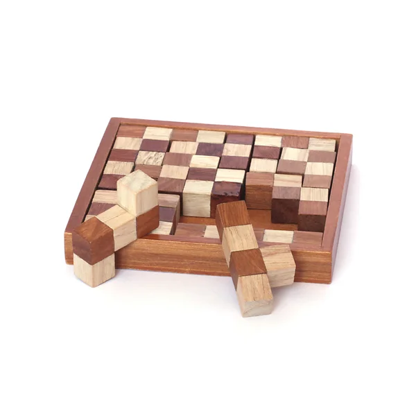 Puzzle di legno 8 — Foto Stock