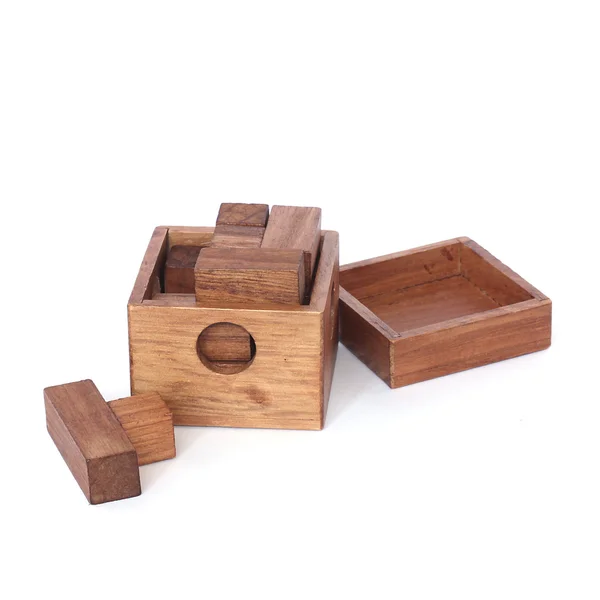 Puzzle di legno 12 — Foto Stock