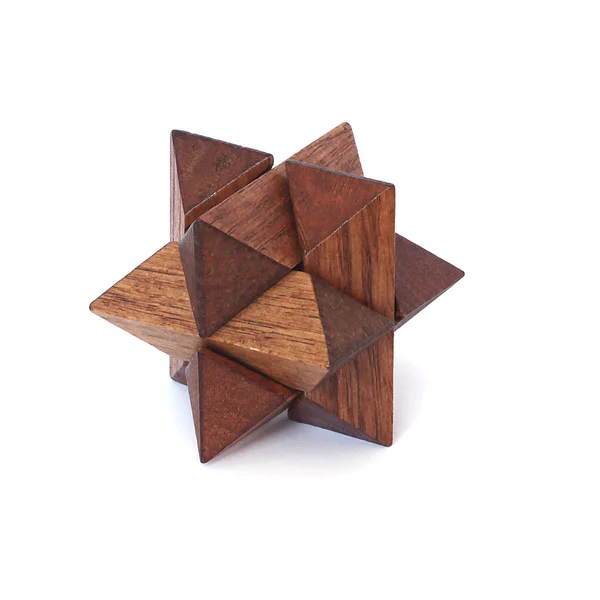 Puzzle di legno 15 — Foto Stock