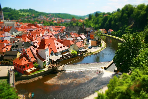 Cesky krumlov, Tsjechië Stockfoto