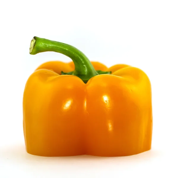 Polovina oranžová paprika — Stock fotografie