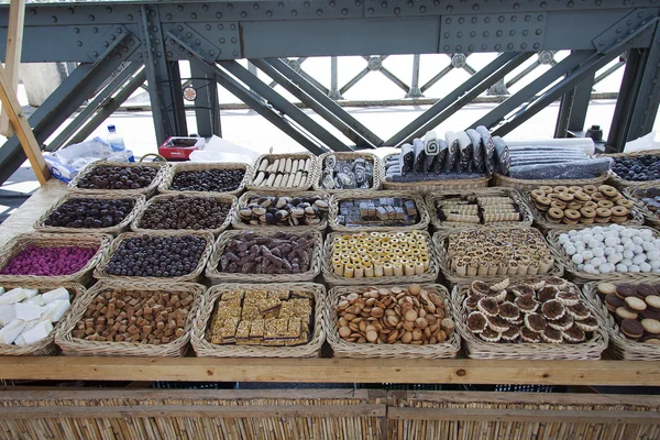 Budapeste mercado de bidge — Fotografia de Stock