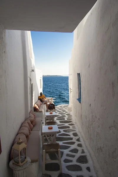 Blick auf mikonos — Stockfoto