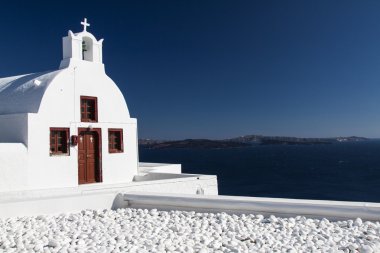santorini görünümünü