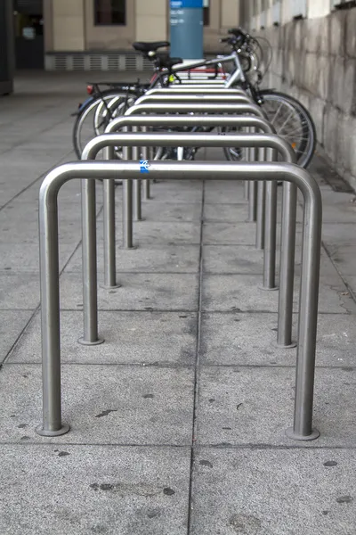 Fahrradabstellplätze — Stockfoto