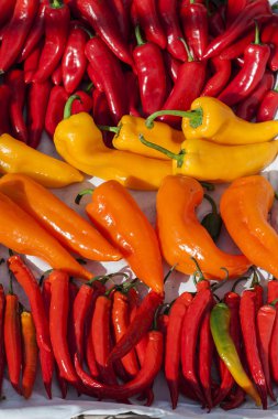 Semt pazarı, bazı küçük biber