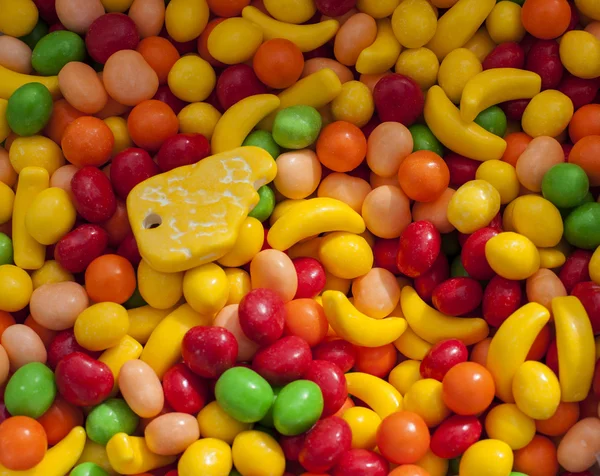 Néhány édes candy utcai piac — Stock Fotó