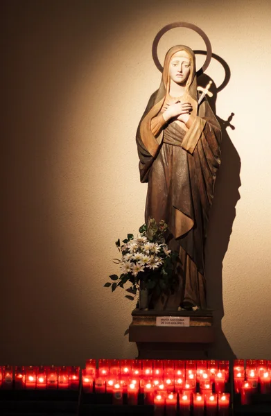 Jungfru Maria i madrid — Stockfoto