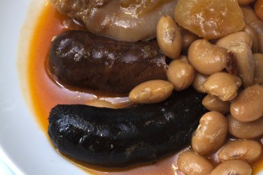 Fabada typical spanish meal