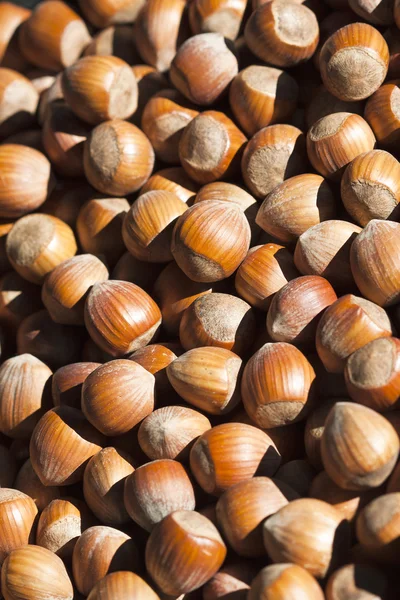 Some hazelnuts at street market — Stock Photo, Image