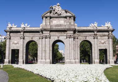 Puerta de alcala. Madrid, İspanya