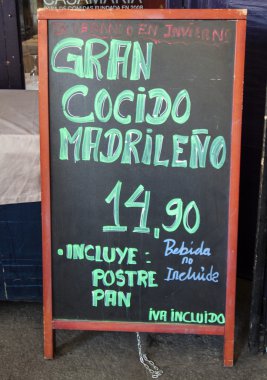 tapas, raciones, menü