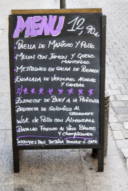 tapas, raciones, menü