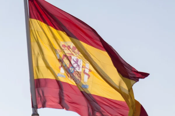 Spanische Flagge — Stockfoto