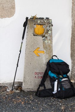 kilometre taşı, camino de santiago