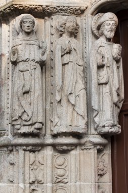 santiago cathedra, heykel ve mimari detaylar