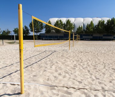 plaj voleybolu net