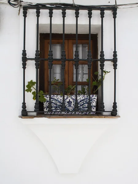Dövme demir ızgara İspanya ile pencere