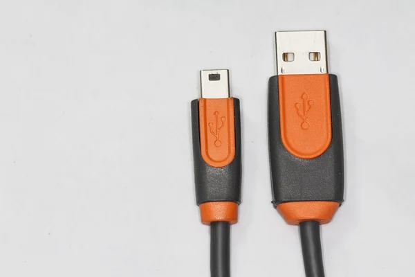 USB och miniusb — Stockfoto