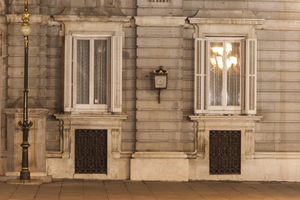 Detalle fachada Palacio Real —  Fotos de Stock
