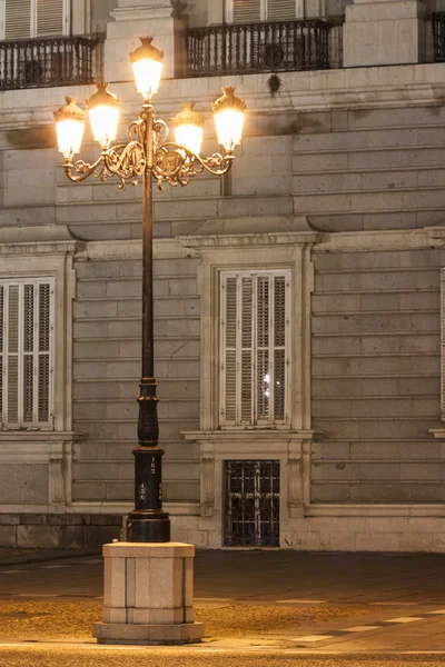 Detalle fachada Palacio Real — Foto de Stock