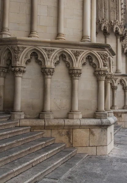 Facade detail of Gothic cathedral — Stock Photo, Image