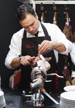 Şef Dilimleme jamon Iberico