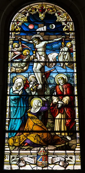 Madrid, İspanya vitray pencere